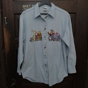 Vintage Pooh Button Up
